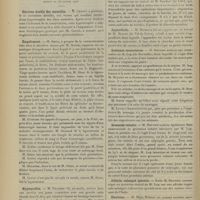 0102 - Page 92 - Société savantes. Société de chirurgie. (Séance du 16 janvier 1907). Sarcome double des mamelles. M. Chaput / Empalement. M. Sieur, communication faite par M. Quénu / Hypopadias. M. Villemin / Adénome du cou d'origine thyroïdienne, communication faite par M. Reynier. M. Villemin / Rachistovaïnisation chez les enfants. M. Kirmisson, sur un travail de M. Gaudier... / Appendicite. M. Michaux, sur un travail de M. Bonnet... / Ostéomes musculaires. M. Reynier, une observation de M. Lop... / Grossesse tubaire. M. Reynier, deux observations adressées par M. Lop / Adénite subaiguë spéciale. M. Reynier, un troisième travail de M. Lop / Election