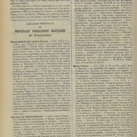 0260 - Page 254 - Chronique et nouvelles scientifiques. Comité médical des Bouches-Du-Rhône / Banquet / Articles originaux des principales publications françaises et étrangères. Boston medical and surgical Journal / Jahrbuch für Kinderheilkunde / Medical Record