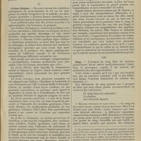 0313 - Page 307 - Revue générale. Les anémies pernicieuses ; par M. E. Agasse-Lafont... V. Evolution. Durée. Terminaisons / VI. Formes cliniques / VII. Pronostic / VIII. Sang
