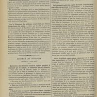 0326 - Page 320 - Société savantes. Société de médecine militaire française. (Séance du 21 février 1907). La dysenterie. M. Manon... / Prophylaxie de la scarlatine. M. Renard... / Sur la fréquence des ostéomes consécutifs aux lésions traumatiques du coude / Société de biologie. (Séance du 2 mars 1907). Evaluation des aliments ternaires ingérés pendant la grossesse par le cobaye, et utilisation de ses aliments. M. Maurel / Les divers segments du tube urinaire. M. A. Policard / Le traitement pastorien peut-il favoriser l'éclosion de la rage chez une personne en incubation ? M. Remlinger / Action du globule rouge comme régulateur de la diapédèse leucocytaire. M. G. Froin