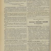 0332 - Page 326 - Chronique et nouvelles scientifiques. L'admission dans les hôpitaux de Paris / L'affaire de Lariboisière / Erreur de pharmacien / Congrès italien de pédiatrie / Nécrologie / L'association d'enseignement médical professionnel / Chemins de fer de Paris-Lyon-Méditerrannée / Articles originaux des principales publications françaises et étrangères. Boston medical and surgical Journal / Centralblatt fur innere Medizin / Deutsche medizinische Wochenschrit / Medizinische Blatter