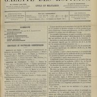 0343 - Page 337 - Sommaire / Chronique et nouvelles scientifiques. Hôpitaux de Paris / Concours de l'internat / VIe Congrès international de dermatologie / Statistique / Hôpital Lariboisière