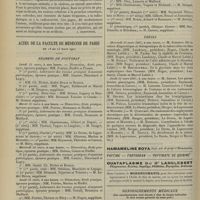 0364 - Page 358 - Livres nouveaux. Physique médicale, par le Docteur André Broca. (Bibliothèque Gilbert et Fournier). [L. Babonneix] / Actes de la Faculté de médecine de Paris. Du 18 au 23 mars 1907. Examens de doctorat / Thèses
