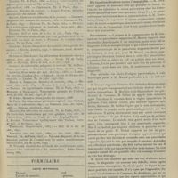 0387 - Page 381 - Revue générale. Le testicule tuberculeux infantile ; par G. Poissonnier... / Formulaire. Savon dentifrice / Sociétés savantes. Société de chirurgie. (Séance du 13 mars 1907). Des injections de sérum contre l'hémophylie. M. Toussaint / Pancréatites. M. Guinard, M. Monod