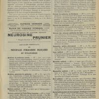 0411 - Page 405 - Congrès. IIe Congrès international de physiothérapie / Articles originaux des principales publications françaises et étrangères. Archives de médecine navale / Archives générales de médecine / Bulletin médical / Bulletin médical de l'Indo-Chine française / Journal de médecine de Bordeaux / Journal des praticiens / Journal des sciences médicales de Lille / Languedoc médico-chirurgical / Lyon médical / Marseille médical / Montpellier médical / Nord médical / Revue hebdomadaire de laryngologie, d'otologie et de rhinologie / Revue médical de l'Est