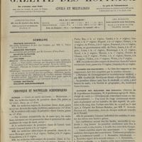 0463 - Page 457 - Sommaire / Chronique et nouvelles scientifiques. Guerre / Congrès des praticiens / Clinique des maladies des enfants