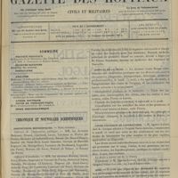 0487 - Page 481 - Sommaire / Chronique et nouvelles scientifiques. Distinctions honorifiques / Nécrologie / Hôpital de la Pitié / Cours pratique de laboratoire / Avis