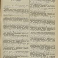 0585 - Page 579 - Revue générale. Les scléroses du pancréas ; par Etienne Chabrol... IV. Symptômes