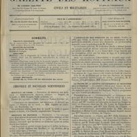 0595 - Page 589 - Sommaire / Chronique et nouvelles scientifiques. Hôpitaux de Paris / Hôpitaux de Province / Distinctions honorifiques / L'association des médecins de la Seine / La soirée de la société de l'internat au ministère de l'intérieur