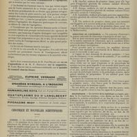 0640 - Page 634 - Sociétés savantes. Société de l'internat des hôpitaux. (Séance du 25 avril 1907). M. Sollier : Le certificat d'admissibilité à l'agrégation / Chronique et nouvelles scientifiques (suite). Guerre / Marine / Ministère de l'intérieur / Statistique / Nécrologie