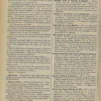 0656 - Page 650 - Chronique et nouvelles scientifiques. Association générale des médecins de France / Congrès international d'hygiène scolaire / Nécrologie / Hôpital de Laennec / Articles originaux des principales publications françaises et étrangères. Académie royale de médecine de Belgique / Annales de dermatologie et de syphiligraphie / Centralblatt fur innere Medizin / Écho médical du Nord / Gazette hebdomadaire des sciences médicales de Bordeaux / Journal de médecine de Bordeaux / Journal des sciences médicales de Lille / Journal médical de Bruxelles