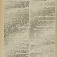 0696 - Page 690 - Sociétés savantes. Académie des sciences. (Séance du 13 mai 1907) / Académie de médecine. (Séance du 21 mai 1907). Opération de Gigli. M. Delens / De l'importance, au point de vue curatif, de la recherche de la toxicité urinaire dans l'appendicite. M. Lannelongue / Précautions à prendre pour éviter l'asphyxie dans les puits. Nestor Gréhant / La portée de certaines voix / Radiothérapie. M. Béclère / De la perception lointaine des couleurs. M. André Broca