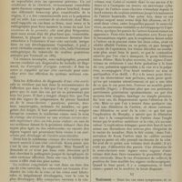 0744 - Page 738 - Revue générale. Les côtes cervicales chez l'homme ; par le Docteur F. Gardner... V. Signes physiques et diagnostic / VI. Traitement