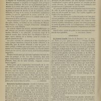 0768 - Page 762 - Analyses. Médecine. Sur le traitement des porteurs de bacilles typhiques. (Dehler. Munch. med. Wochens...). [A. Lemierre] / Dysenterie bacillaire infantile. (Auché et Campana. Arch. de méd. des enf...). [L. Babonneix] / La courbe du poids du corps dans certaines affections. (Nuova rivista clinica terapeutica...). [A. Gaullieur l'Hardy] / Chirurgie. La prostate femelle. (Charles E. Barnett. Ann. of Surg...). [F. Gardner]