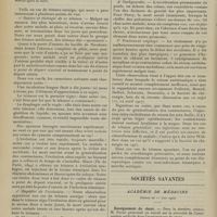 0804 - Page 798 - Un cas de tétanos suraigu en apparence spontané ; par MM. L. Rimbaud... et Roger... / Sociétés savantes. Académie de médecine. (Séance du 11 juin 1907). Enseignement du chant. M. Perier