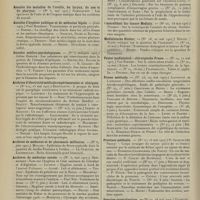 0844 - Page 838 - Articles originaux des principales publications françaises et étrangères. Annales des maladies de l'oreille, du larynx, du nez et du pharynx / Annales d'hygiène publique et de médecine légale / Annales médico-psychologiques / Archives d'électricité médicale expérimentales et cliniques / Archives de médecine et de pharmacie militaires / Archives de médecine navale / Bulletin médical / Centralblatt fur innere Medizin / Medizinische = chirurgische Presse / Presse médicale / Province médicale / Semaine gynécologique / Semaine médicale