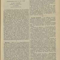 0849 - Page 843 - Revue générale. Des transplantations tendineuses et en particulier de la tendinoplastie à la soie ; par MM. P. Vignard... et G. Monod... I. Historique / II. Procédés opératoires