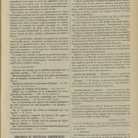0867 - Page 861 - Sociétés savantes. Société de biologie. (Séance du 22 juin 1907). Substances hépato-portiques au cours des régénérations et du développement embryonnaire du foie. M. P. Carnot / Chronique et nouvelles scientifiques (suite). La Faculté de médecine coloniale à Marseille / Écoles de médecine / Guerre / L'ordre règne à Varsovie