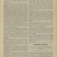 0899 - Page 893 - Injection préventive. Tétanos. Guérison ; par M. M. Sénéchal... / Médecine pratique. Hygiène de la bouche pendant la première dentition ; d'après le Docteur Caillon...