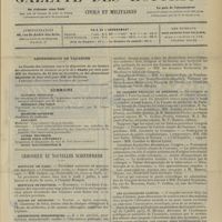0907 - Page 901 - Sommaire / Chronique et nouvelles scientifiques. Hôpitaux de Paris / Hôpitaux de Province / Écoles de médecine / Distinctions honorifiques / IXe Congrès français de médecine / Les alcooliques aliénés