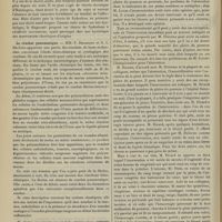 0936 - Page 930 - Sociétés savantes. Société médicale des hôpitaux. (Séance du 5 juillet 1907). Deux cas de chorée chronique de l'enfance. MM. Jules Voisin, Roger Voisin, Macé De Lépinay / Le crachat pneumonique. MM. F. Bezançon et S. I. De Jong / Société de chirurgie. (Séance du 3 juillet 1907). Plaies du poumon. M. Lucas-Championnière
