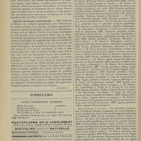 0940 - Page 934 - Sociétés savantes. Société de biologie. (Séance du 6 juillet 1907). Sur la tuberculose cutanée expérimentale par passage des bacilles tuberculeux à travers la peau. MM. Jules Courmont et André / Gastrites alcooliques expérimentales. MM. Aubertin et Hébert. (A suivre) / Formulaire. Contre l'hypertension artérielle / Actes de la Faculté de médecine de Paris. Thèses
