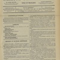 0943 - Page 937 - Sommaire / Chronique et nouvelles scientifiques. Hôpitaux de Paris / Faculté libre de Lille / XIVe Congrès international d'hygiène et de démographie