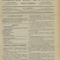 0967 - Page 961 - Sommaire / Chronique et nouvelles scientifiques. Hôpitaux de Paris / Hôpitaux de Province / Faculté de médecine de Paris / Facultés de médecine