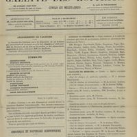 0991 - Page 985 - Sommaire / Paris, le 22 juillet 1907 / Chronique et nouvelles scientifiques. Hôpitaux de Paris / Internat en pharmacie / Facultés de médecine / Écoles de médecine / Chirurgiens-dentistes