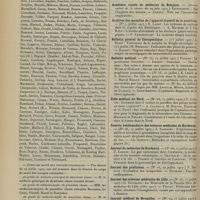 1036 - Page 1030 - Chronique et nouvelles scientifiques (suite). Guerre / Articles originaux des principales publications françaises et étrangères. Académie royale de médecine de Belgique / Archives des maladies de l'appareil digestif de la nutrition / Bulletin général de thérapeutique / Bulletin médical / Écho médical du Nord / Gazette hebdomadaire des sciences médicales de Bordeaux / Journal de médecine de Bordeaux / Journal des praticiens / Journal des sciences médicales de Lille / Journal médical de Bruxelles