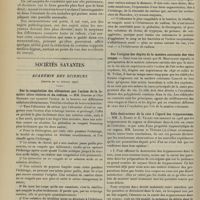 1044 - Page 1038 - A propos des accidents du travail. Mensurations comparées des membres ; par le Docteur Masini... / Sociétés savantes. Académie des sciences. (séance du 22 juillet 1907). Sur la coagulation des albumines par l'action de la lumière ultra-violette et radium. MM. Dreyer et Olav Hanssen / Sur l'origine des dépôts de la matière colorante de vins rouges. M. Martinand / Rôle destructeur de la rate à l'égard des trypanosomes. MM. A. Rodet et G. Vallet