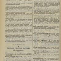 1076 - Page 1070 - Chronique et nouvelles scientifiques. Faculté de médecine de Paris / Chemins de fer de Paris-Lyon-Méditerranée / Articles originaux des principales publications françaises et étrangères. Bulletin médical / Deutsche medizinische Wochenschrift / Écho médical du Nord / Gazette hebdomadaire des sciences médicales de Bordeaux / Journal de médecine de Bordeaux / Journal des praticiens / Journal des sciences médicales de Lille / Journal médical de Bruxelles / Languedoc médico-chirurgical / Lyon médical / Marseille médical / Semaine gynécologique / Tribune médicale