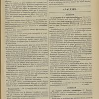 1079 - Page 1073 - Sociétés savantes. Académie des sciences. (Séance du 29 juillet 1907). Sur le diagnostic précoce de la tuberculose par l'ophtalmo-réaction à la tuberculine. M. A. Calmette / Trypanosomiase. M. Laveran / Mode de répartition du glycogène musculaire chez les sujets alimentés et inanitiés. Influence des saisons sur la richesse des muscles en glycogène. M. F. Maignon / Analyses. Médecine. La prophylaxie de la néphrite scarlatineuse. (Herbert G. Thompson. The Edinb. med. Journ...). [M. Lance] / Chirurgie. Les ruptures artérielles traumatiques. (P. Picquet. Th. de Paris...). [L. Gayard]
