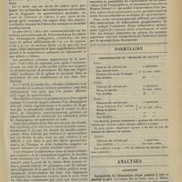 1107 - Page 1101 - Nouveau cas de sporotrichose ; par MM. Demoulin..., et Rubens-Duval... / Formulaire. Administration du chlorure de calcium / Analyses. Médecine. Comparaison de l'élimination rénale pendant le jour et pendant la nuit. (Faugeron. Th. de Paris...). [L. Gayard]