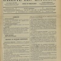 1159 - Page 1153 - Sommaire / Chronique et nouvelles scientifiques. Facultés de médecine / Écoles de médecine / Le Congrès international de la tuberculose / VIe Congrès italien de Pédiatrie / Académie des sciences morales et politiques / Un Hôpital pour les accidents d'automobile / Nécrologie