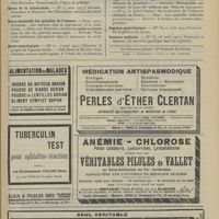 1205 - Page 1199 - Article originaux des principales publications françaises et étrangères. Presse médicale / Revue de la tuberculose / Revue mensuelle des maladies de l'enfance / Revue neurologique / Revue scientifique / Semaine gynécologique / Semaine médicale