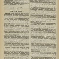 1252 - Page 1246 - Annexe relative a l'office international de santé / Notes pour l'internat. Varices