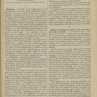 1257 - Page 1251 - Revue générale. Cancer du col et grossesse ; par le Docteur Grimoud.... I. Historique / II. Influence réciproque du cancer, de la grossesse et des suites de couches