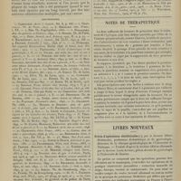 1264 - Page 1258 - Revue générale. Cancer du col et grossesse ; par le Docteur Grimoud.... V. Traitement / Notes de thérapeutique / Livres nouveaux. Précis d'opérations obstétricales, par le Docteur Albert Döderlein... - Traduit d'après la sixième édition allemande par le Docteur Louis Aubert. [Delestre]