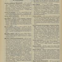 1268 - Page 1262 - Articles originaux des principales publications françaises et étrangères. Deutsche medizinische Wochenschrift / Journal des praticiens / Journal médical de Bruxelles / Lyon médical / Marseille médical / Montpellier médical / Münchener medizinische Wochenschrift / Nord médical / Normandie médicale / Pédiatrie pratique / Pester Medizinisch-chirurgische Presse / Presse médicale / Province médicale / Revue hebdomadaire de laryngologie, d'otologie et de rhinologie / Semaine gynécologique / Semaine médicale / Tribune médicale / Wiener klinische Wochenschrift
