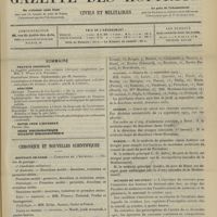 1279 - Page 1273 - Sommaire / Chronique et nouvelles scientifiques. Hôpitaux de Paris / Guerre / Marine / Bourses de doctorat