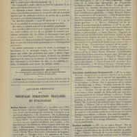 1292 - Page 1286 - Chronique et nouvelles scientifiques. Statistique / Renseignements médicaux / Articles originaux des principales publications françaises et étrangères. Medical Record / Münchener medizinische Wochenschrift / Province médicale / Wiener klinische Wochenschrift