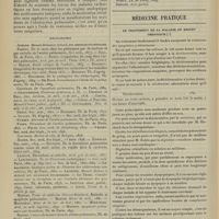 1298 - Page 1292 - Revue générale. De la thrombose de l'artère pulmonaire ; par le Docteur René Gaultier... VII. Traitement / Médecine pratique. Le traitement de la maladie de Bright chronique