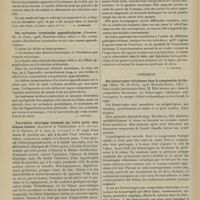 1310 - Page 1304 - Analyses. Médecine. Un cas de fièvre typhoïde évoluant sous l'aspect d'une maladie de Weil et causée par une auto-infection partie de la vésicule biliaire. (Grimme. Munch. med. Wochens...). [A. Lemmierre] / Des occlusions intestinales appendiculaires. (Grouew. Th. de Paris...). [L. Gayard] / Pancréatite chronique terminée par ictère grave sans lithiase biliaire. (Lapointe et Trémolières. Arch. des mal. de la digestion...). [L. Babonneix] / De l'apepsie. (Français. Th. de Paris...). [L. Gayard] / Chirurgie. Des hémorragies rétiniennes dans la compression du thorax. (Béal. Th. de Paris...). [L. Gayard]