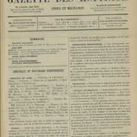 1315 - Page 1309 - Sommaire / Chronique et nouvelles scientifiques. Hôpitaux de Paris / Guerre / Marine / Distinctions honorifiques / Nécrologie / Clinique Baudelocque