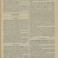 1323 - Page 1317 - L'oedème aigu du poumon ; par MM. H. Méry et L. Babonneix / Analyses. Médecine. La thoracentèse sans aspiration. Le siphon de Duguet. (Thiriet. Th. de Paris...). [L. Gayard] / Obstetrique. Abcès intrapariétaux de l'utérus puerpéral. (George H. Noble, Journ. amer. med. Assoc...). [F. Gardner] / Physiologie. La course. Physiologie des mouvements. (Édouard Vornière. Th. de Paris...). [L. Gayard]