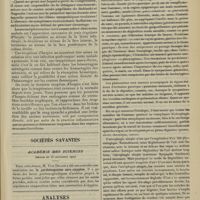 1343 - Page 1337 - Hémorragie méningée. Enophtalmie, rétrécissement de la fente palpébrale, myosis éruptions d'herpès ; par MM. A. Lemierre... et Gougerot... / Sociétés savantes. Académie des sciences. (Séance du 23 septembre 1907) / Analyses. Médecine. De la sialophagie. (Hayem. Arch. des mal. de l'appareil digestif et de la nutrition...). [L. Babonneix]