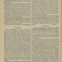1346 - Page 1340 - Analyses. Chirurgie. Un cas heureux de thoraco-bronchotomie pour un corps étranger situé dans la bronche droite. (Francis A. Goeltz, Ann. of Surg...). [M. Lance] / Pédiatrie. Tumeurs cérébelleuses chez l'enfant. (Winokouroff. Arch. f. Kind...). [L. Babonneix] / Gynécologie. Des processus pathologiques non infectieux des annexes et du bassin chez la femme [fausses annexites]. (Henri Roulland. Th. de Paris...). [A. Brochin]