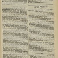 1347 - Page 1341 - Analyses. Gynécologie. Des processus pathologiques non infectieux des annexes et du bassin chez la femme [fausses annexites]. (Henri Roulland. Th. de Paris...). [A. Brochin] / Neurologie. De la diplégie faciale périphérique et de la participation du voile du palais. (Georges W. Jacoby, The Journ. of nervous and mental Diseases...). [F. Gardner] / Un cas de tumeur des tubercules quadrijumeaux. (Carlo Righetti. Rivista di patol. nervosa e mentale...). [L. Alquier] / Livres nouveaux. Recherche et diagnostic de l'hérédo-syphilis tardive, par M. Edmond Fournier. [L. Alquier]