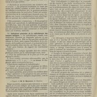1380 - Page 1374 - XXe Congrès de l'association française de chirurgie. (Paris, 7-12 octobre 1907). Résumé et analyse des rapports. Première question. Influence des rayons de Roentgen sur les tumeurs malignes. 1° Rapport de M. Béclère... V. Conditions générales du succès et de l'insuccès de la radiothérapie des tumeurs malignes / VI. Indications générales de la radiothérapie des tumeurs malignes / 2° Rapport de M. G. Manoury...